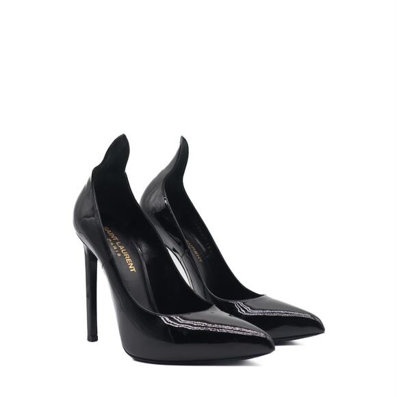 Saint Laurent Thorn Patent Leather Pointed Toe Pump Size 35.5 EU - Picture 2 of 11